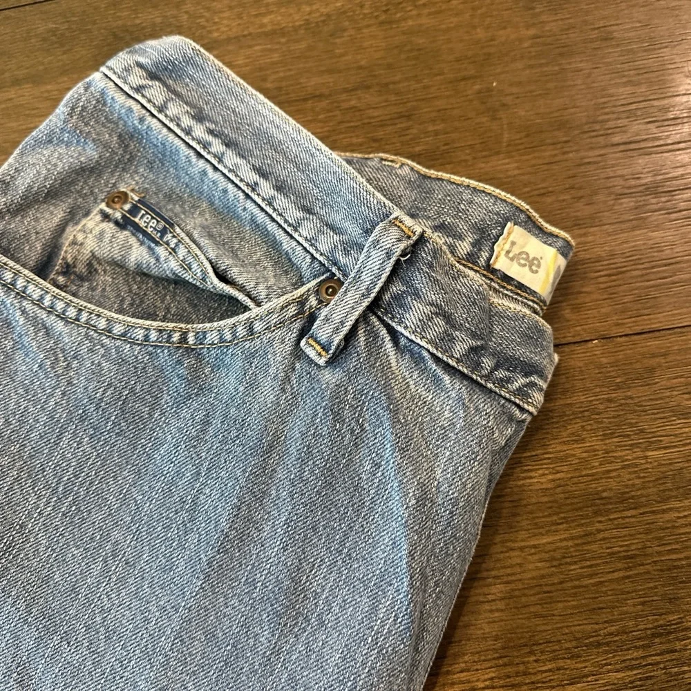 Vintage Men’s Lee Light Blue‎ Straight Jeans 38 x 32